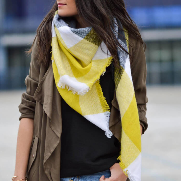 шарф с принтом на заказ фото